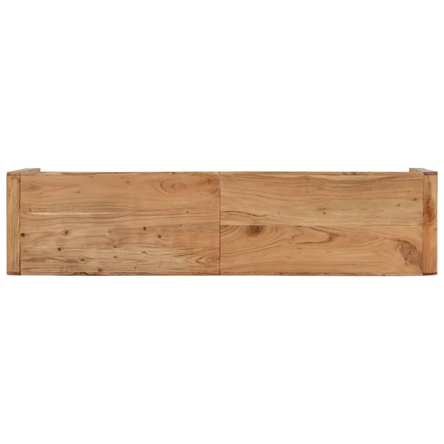 Banc 160x38x45 cm bois massif d'acacia - 4