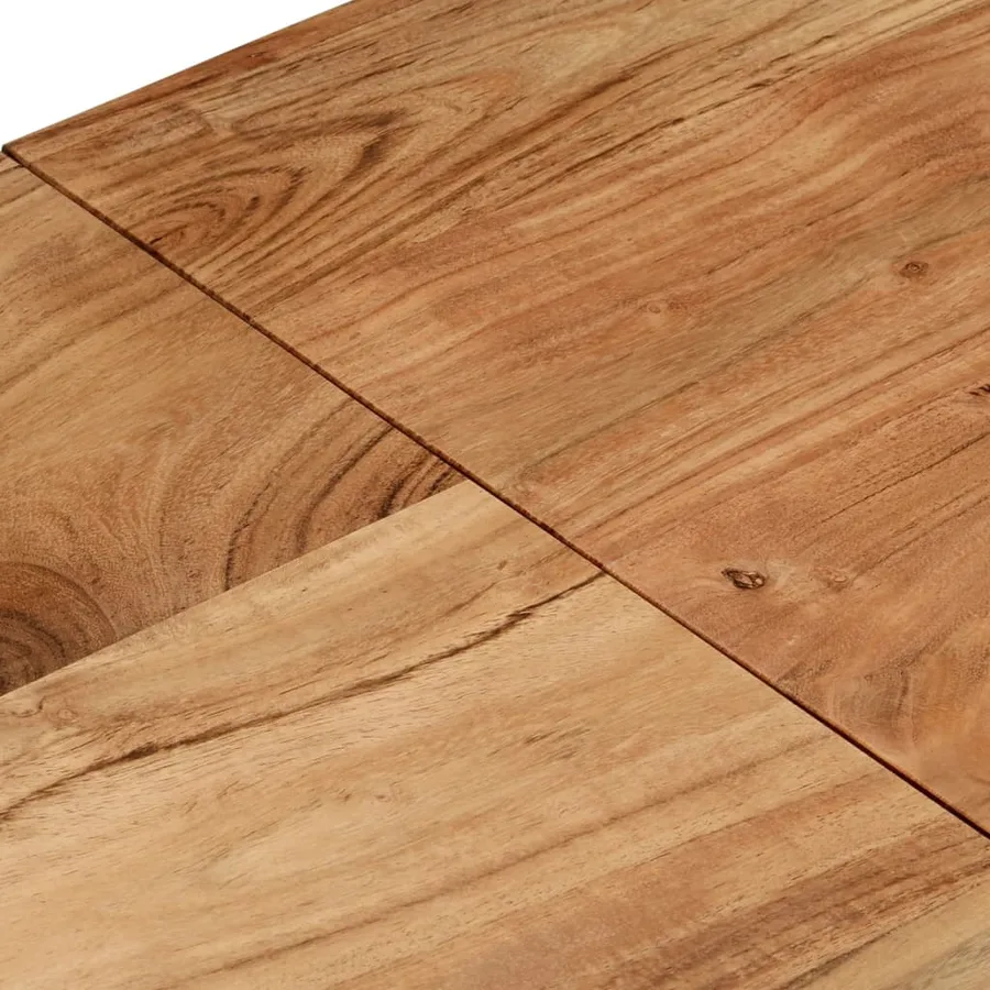 Banc 160x38x45 cm bois massif d'acacia - 6