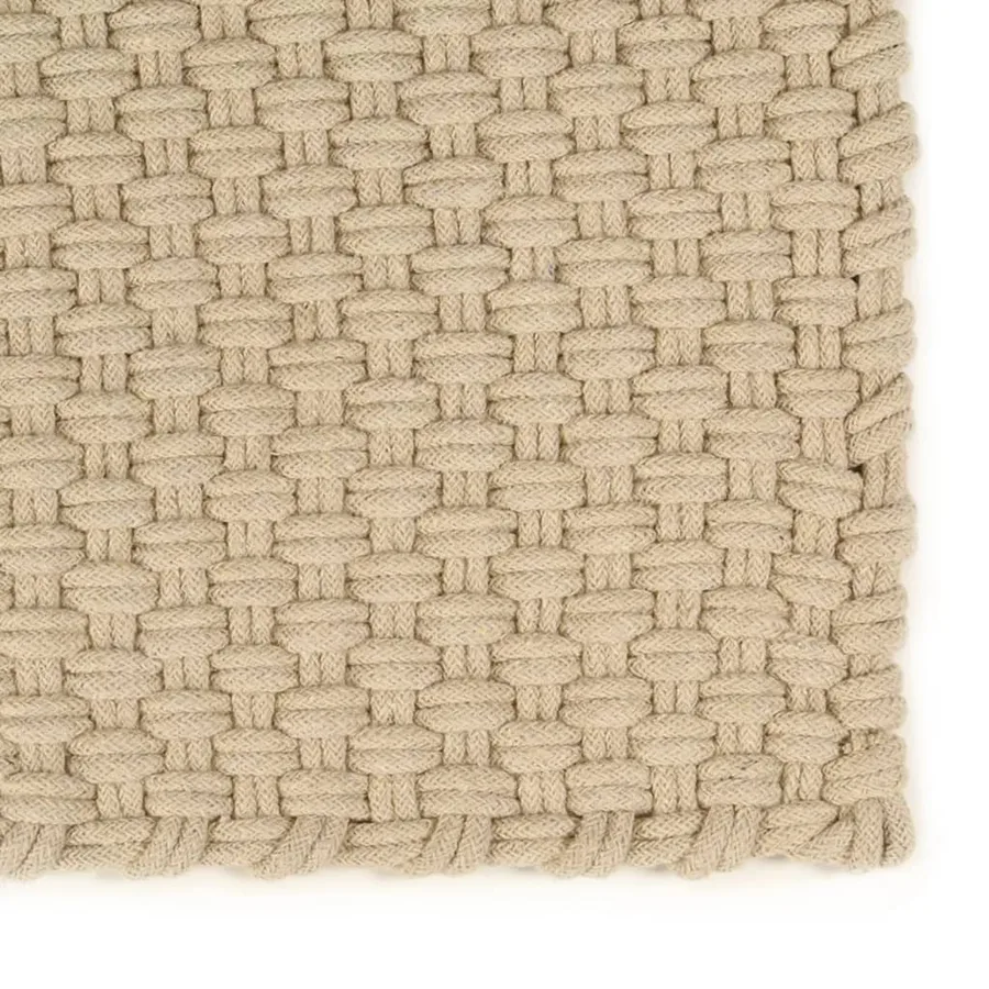 Tapis rectangulaire Naturel 120x180 cm Coton - 2
