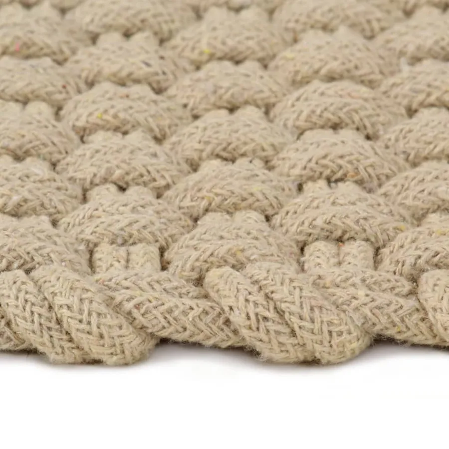 Tapis rectangulaire Naturel 120x180 cm Coton - 3