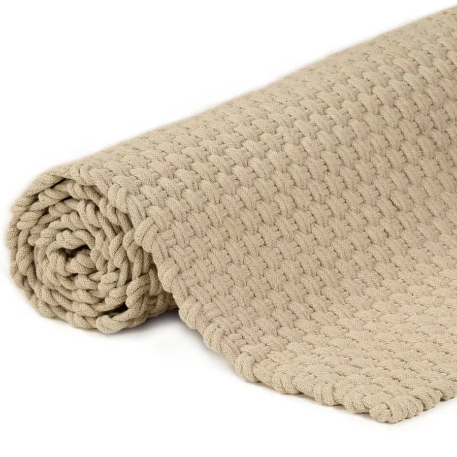 Tapis rectangulaire Naturel 120x180 cm Coton - 4