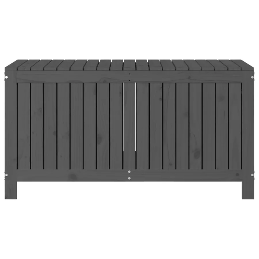 Boîte de rangement de jardin Gris 121x55x64 cm Bois de pin - 6