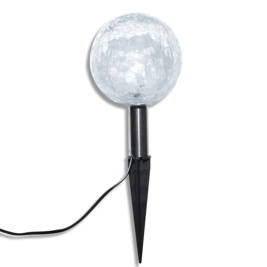 Lampes de jardin LED solaires 3 pcs avec piquet de sol - 5