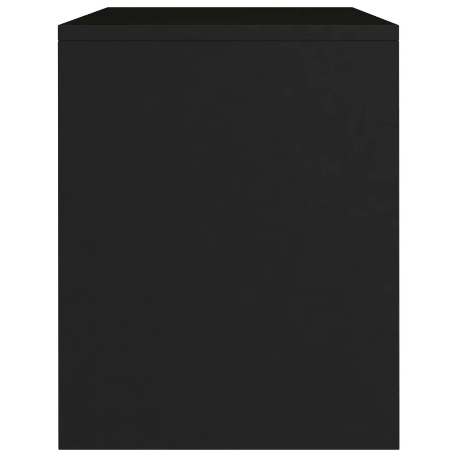 Tables de chevet 2 pcs Noir 40x30x40 cm Bois d'ingénierie - 6