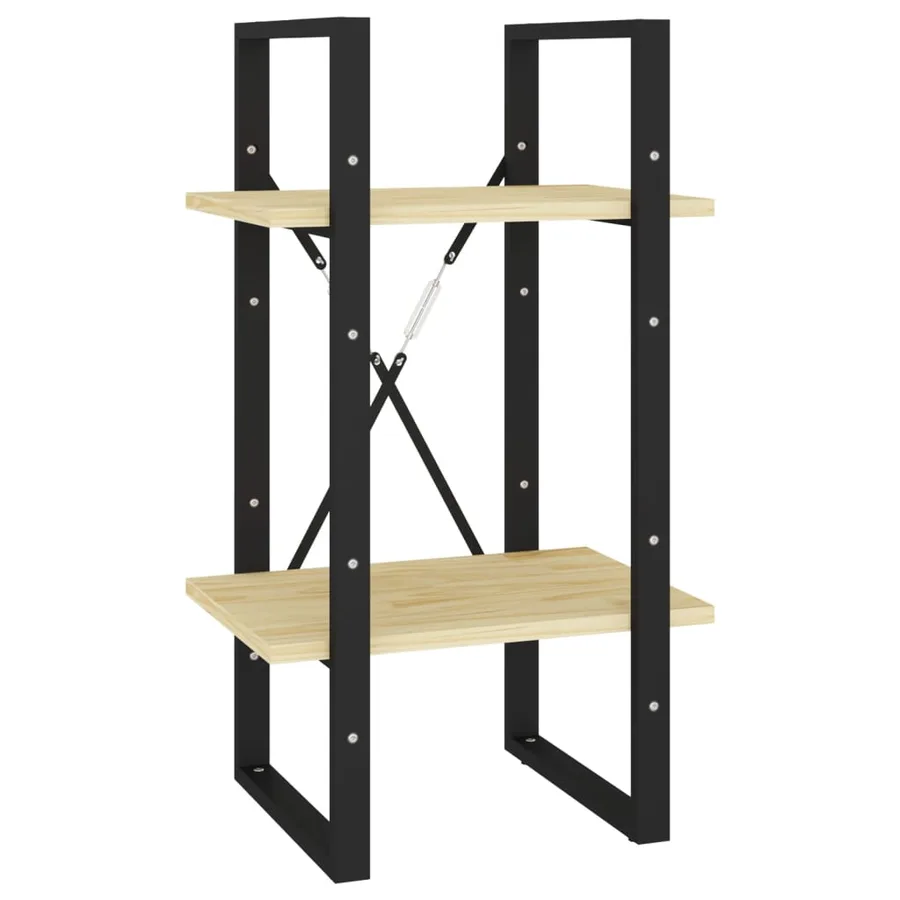 Bibliothèque à 5 niveaux 40x30x175 cm Bois de pin - 4