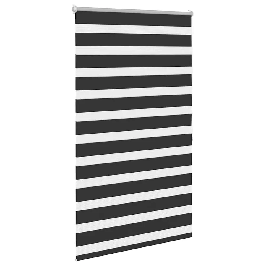 Store vénitien zébré 100,9 x 175 cm, largeur du tissu 96,7 cm, noir - 3