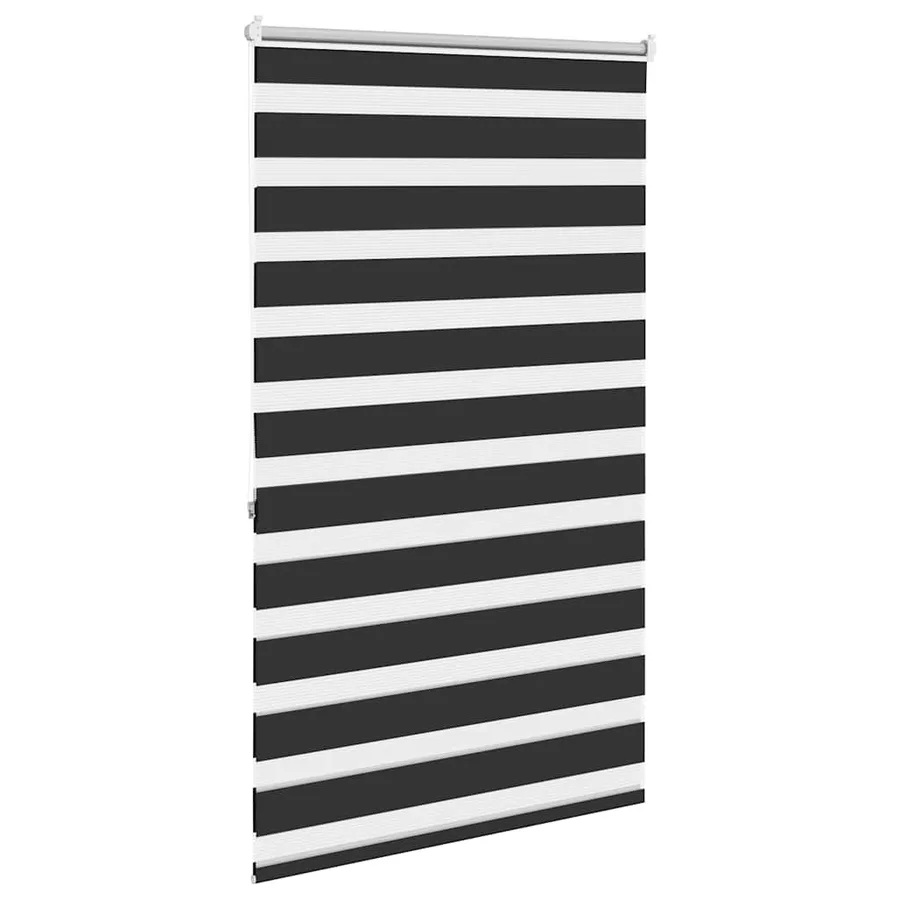 Store vénitien zébré 100,9 x 175 cm, largeur du tissu 96,7 cm, noir - 4