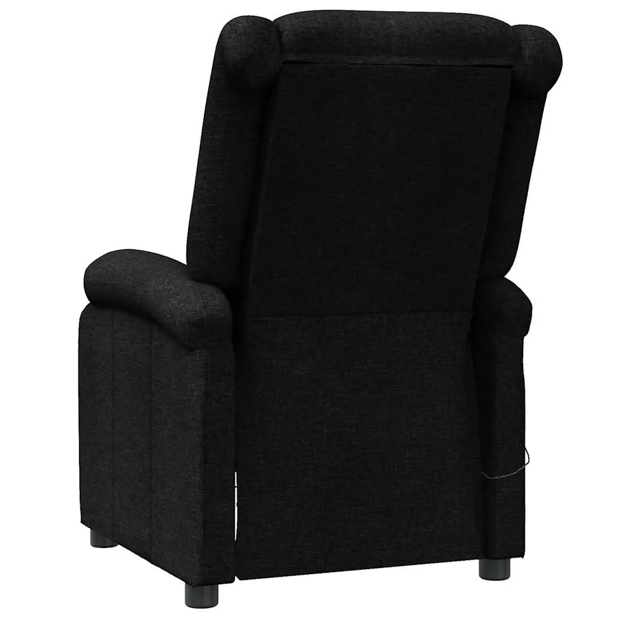 Fauteuil de massage Noir Tissu - 6