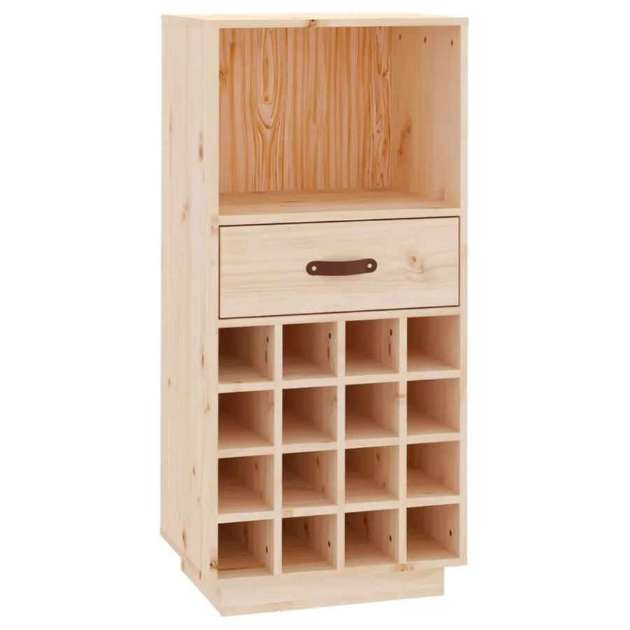 Armoire à vin 45x34x100 cm Bois de pin massif - 2