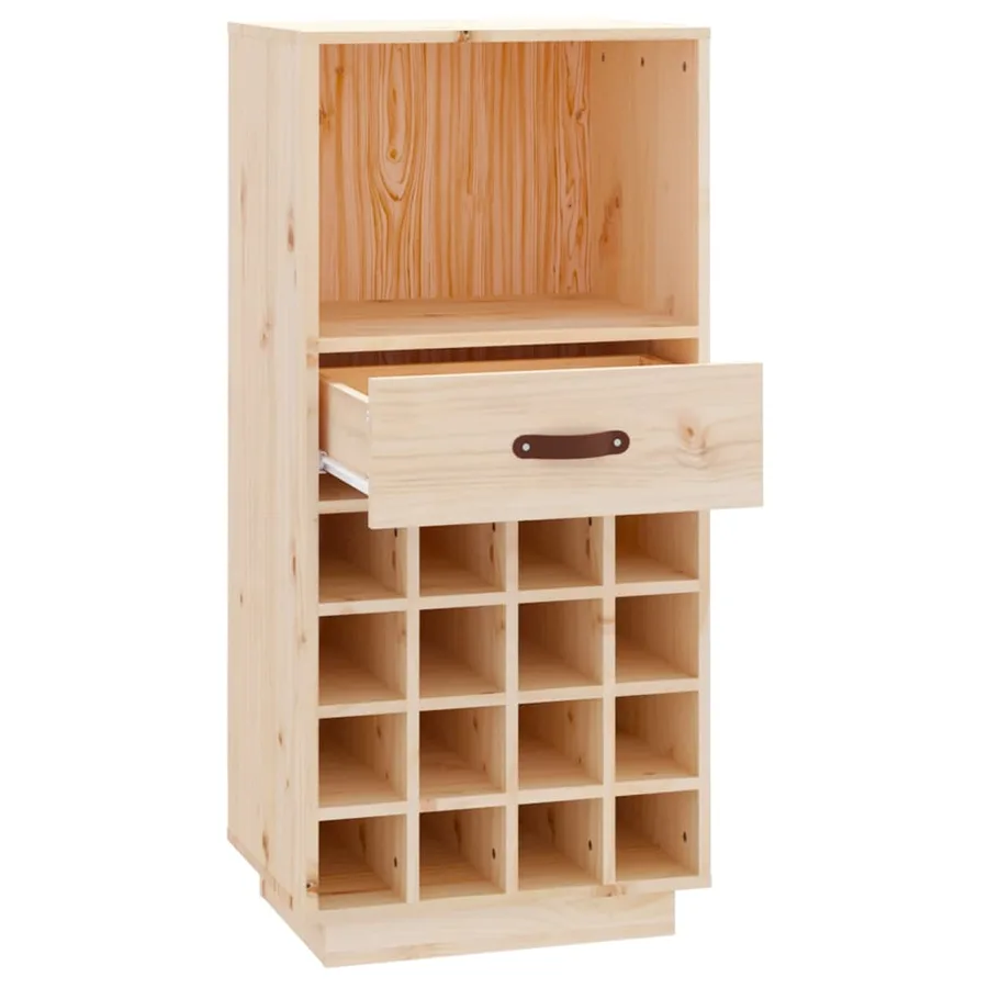 Armoire à vin 45x34x100 cm Bois de pin massif - 7