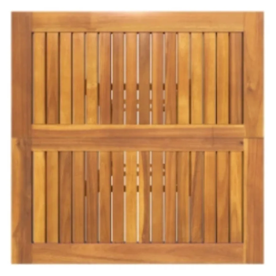 Table de bistro 75x75x110 cm Bois d'acacia massif - 5