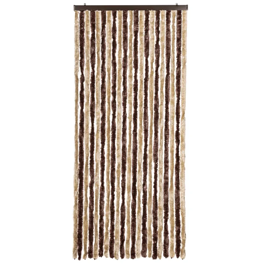 Moustiquaire Beige et marron clair 90x200 cm Chenille - 3