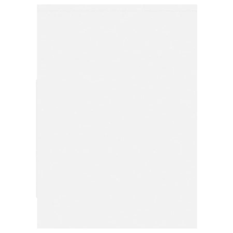 Meuble TV Blanc 102x37,5x52,5 cm Bois d'ingénierie - 7