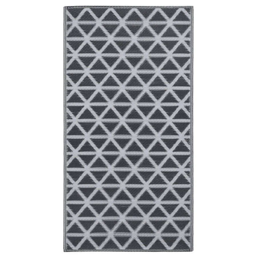 Tapis d'extérieur ARAKIL noir 120x180 cm PP - 2