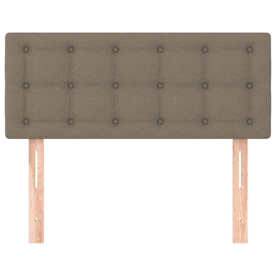 Tête de lit Taupe 90x5x78/88 cm Tissu - 3