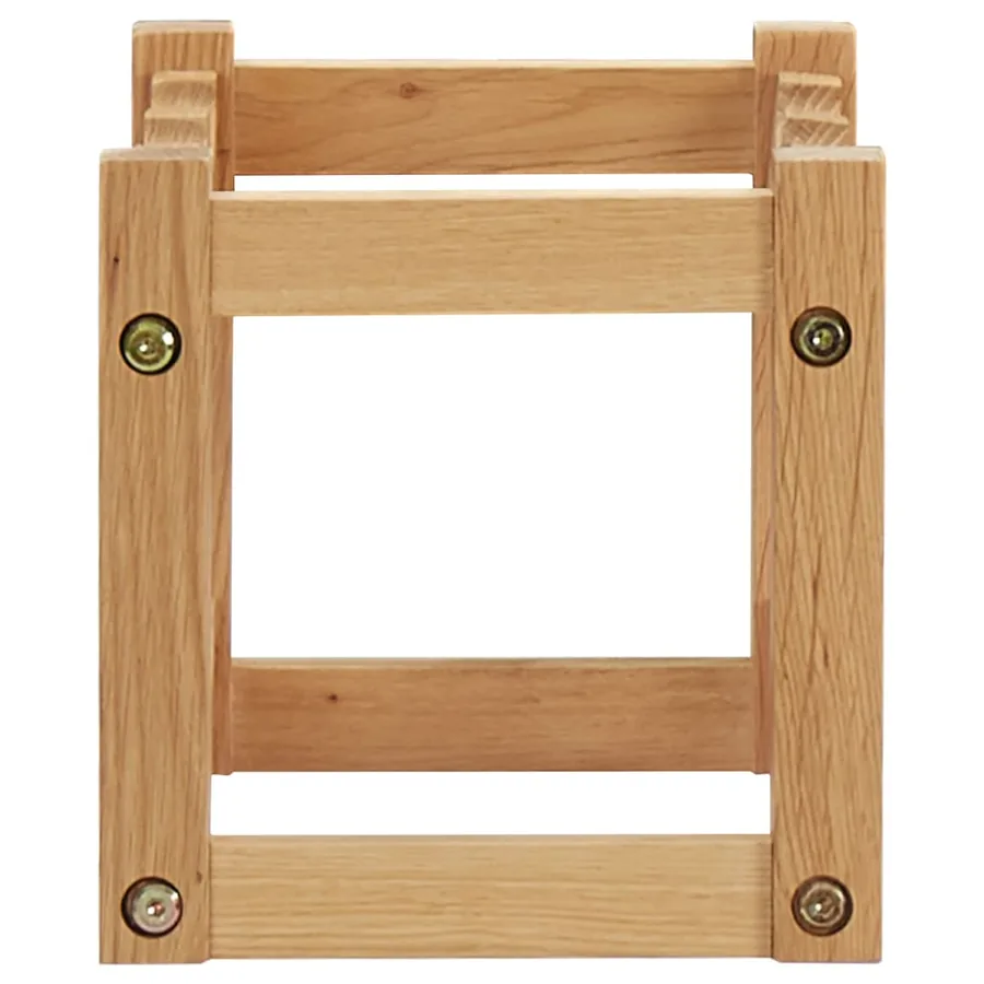 Casier à bouteilles 6 bouteilles 37x21x21 cm Bois de chêne - 3