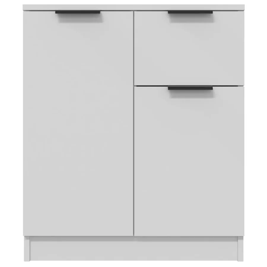 Buffets 2 pcs blanc 60x30x70 cm Bois d'ingénierie - 7