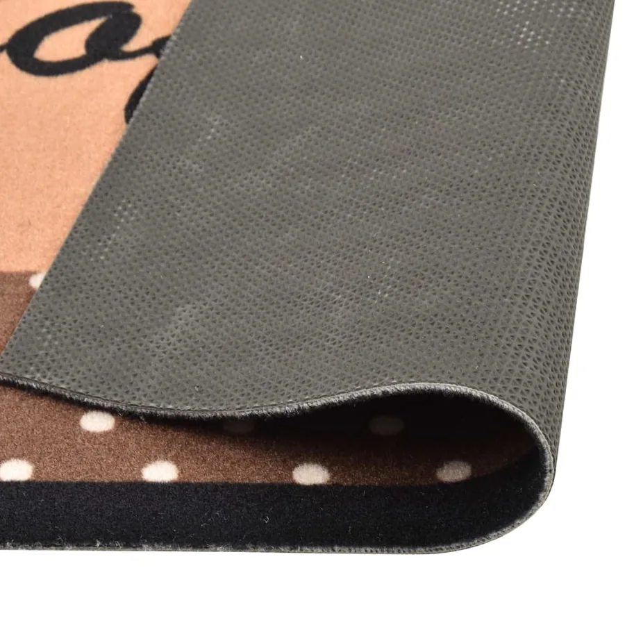 Tapis de cuisine lavable Marron café 60x300 cm - 3