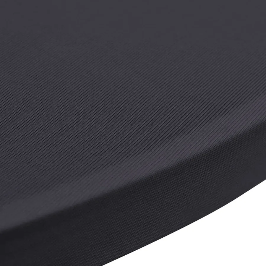 Housse de table extensible 60 cm 2 pcs Anthracite - 4