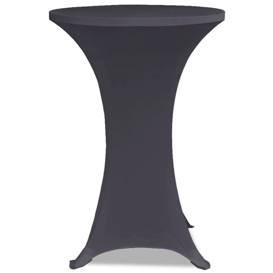 Housses de table extensible 4 pcs 60 cm Anthracite - 4