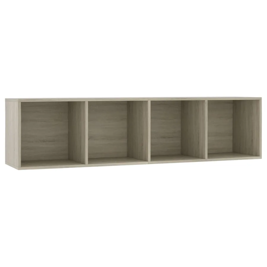 Bibliothèque/Meuble TV Chêne sonoma 143x30x36 cm - 2