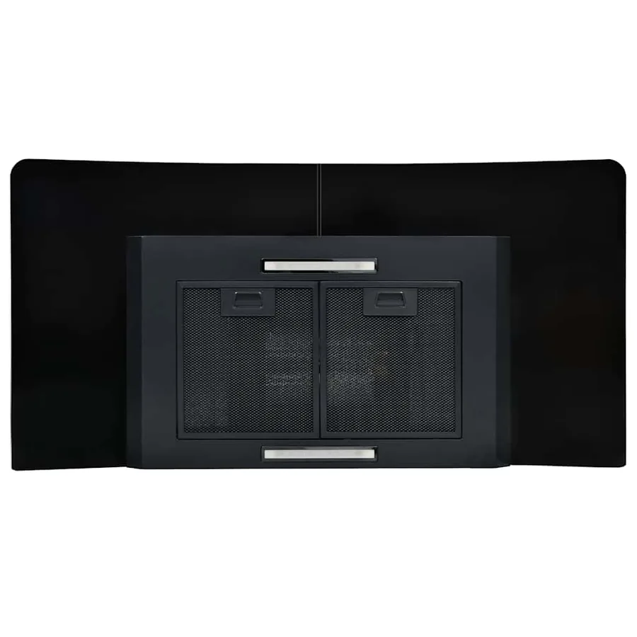 Hotte murale Acier inoxydable 756 m³/h 90 cm Noir - 7