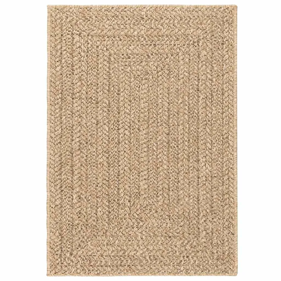 Tapis 160x230 cm aspect jute intérieur et extérieur - 3