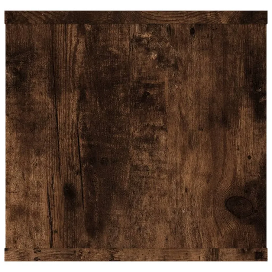 Étagère murale chêne fumé 102x30x29 cm bois d'ingénierie - 7