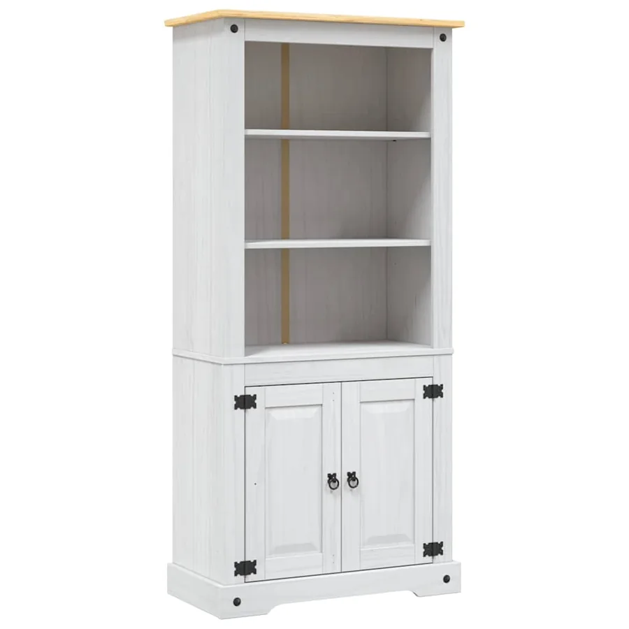 Placard Gamme Corona Pin mexicain Blanc 80x40x170 cm - 2