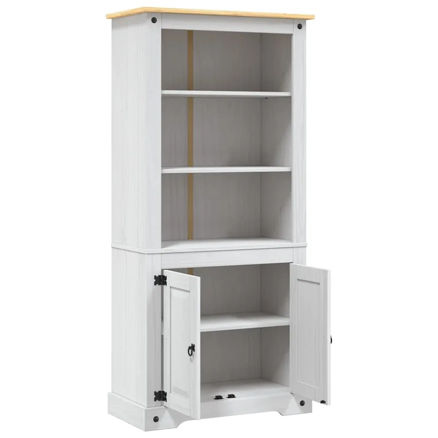Placard Gamme Corona Pin mexicain Blanc 80x40x170 cm - 6
