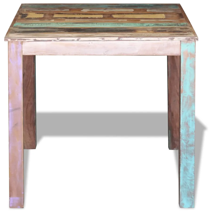 Table de salle à manger Bois de récupération massif 80x82x76 cm - 6