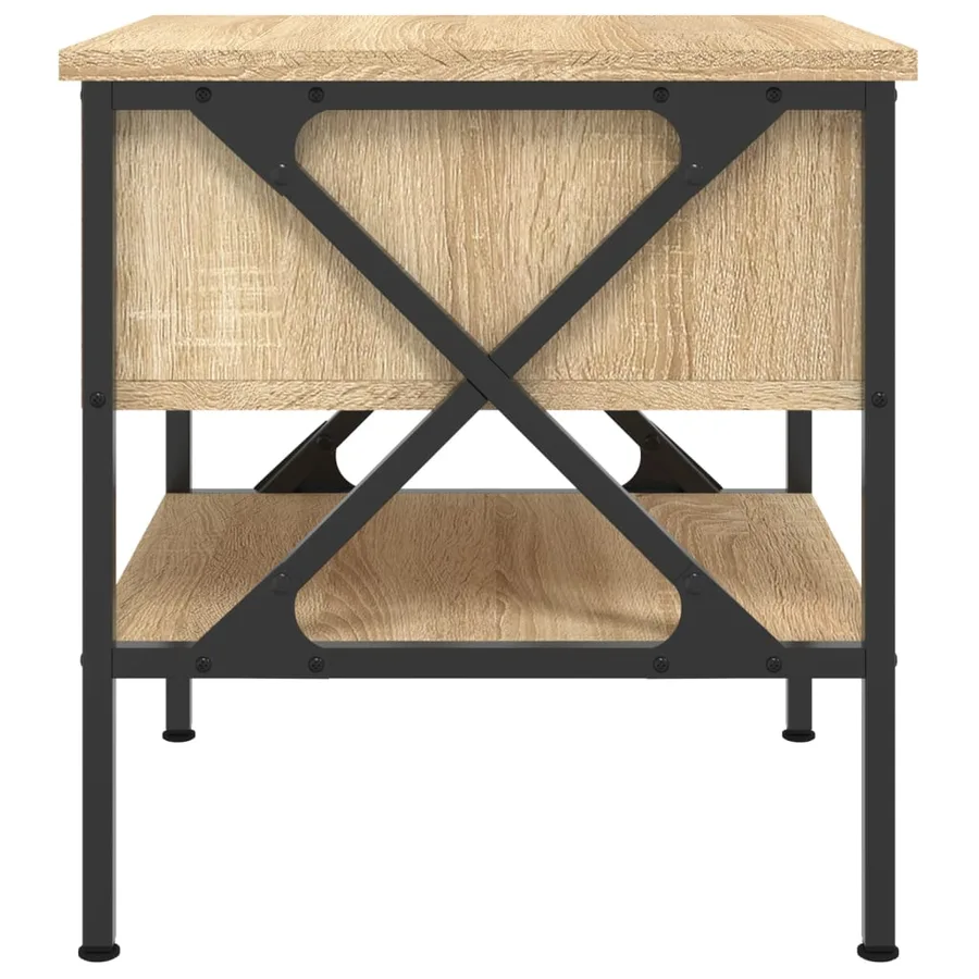 Tables de chevet 2 pcs chêne sonoma 40x42x45 cm bois ingénierie - 8