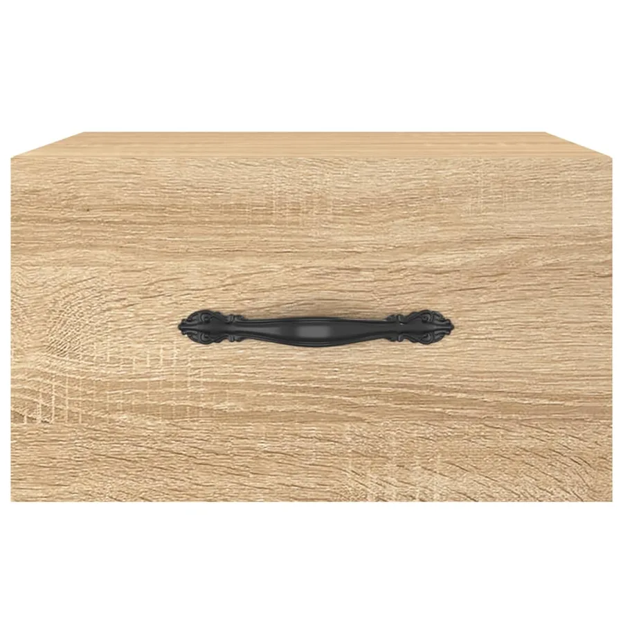 Tables de chevet murales 2 pcs chêne sonoma 35x35x20 cm - 6