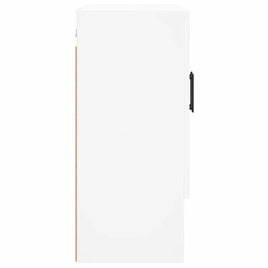 Armoire murale blanc 60x31x70 cm bois d'ingénierie - 7
