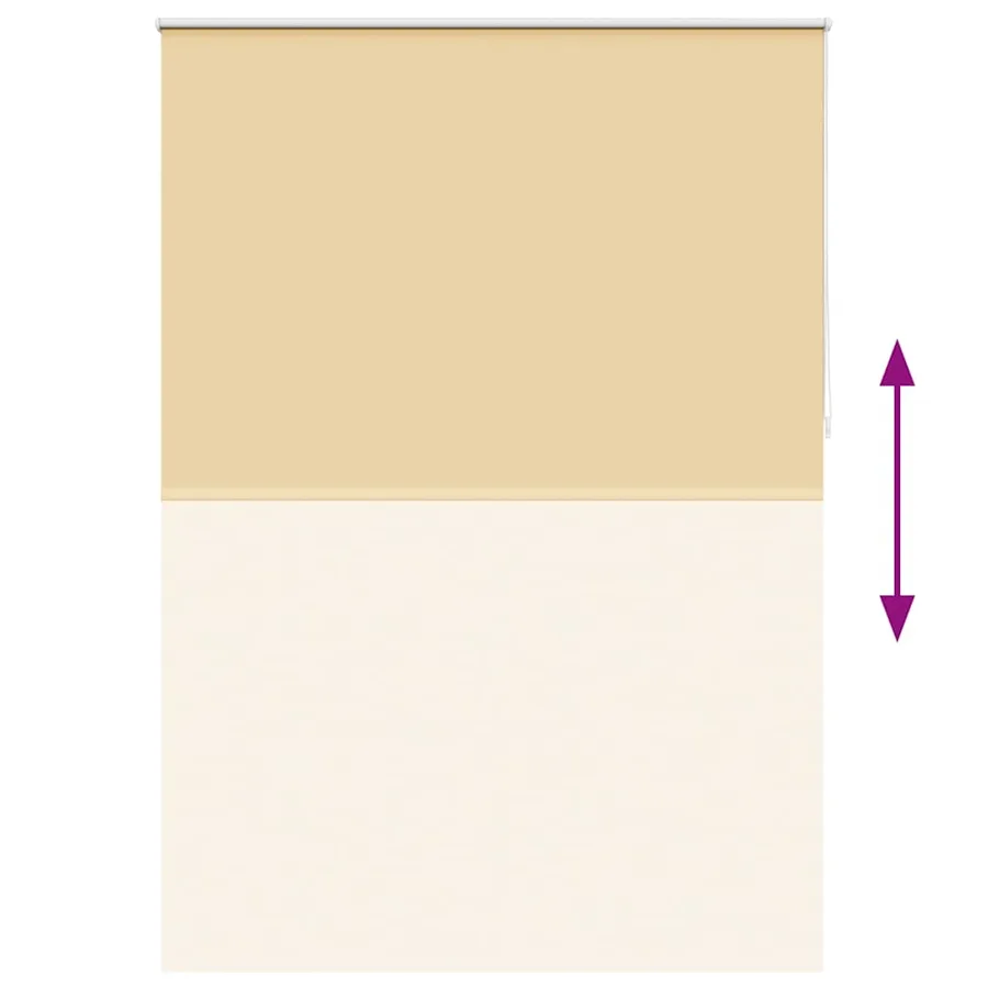 Store enrouleur occultant 164,4 x 230 cm, largeur du tissu 160 cm, beige - 9