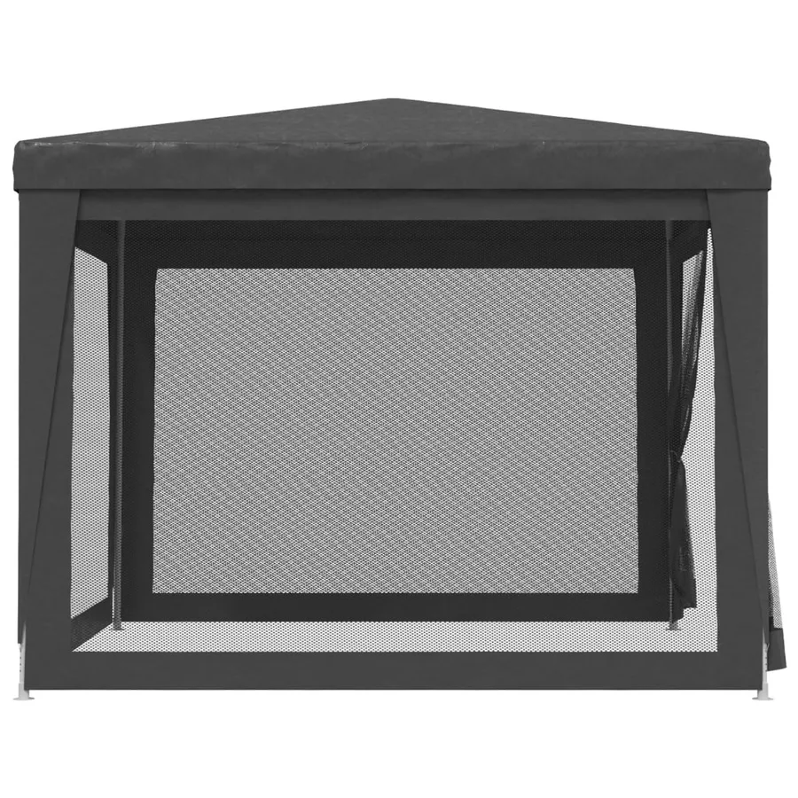 Tente de fête avec 4 parois latérales en maille Anthracite 3x3m - 4