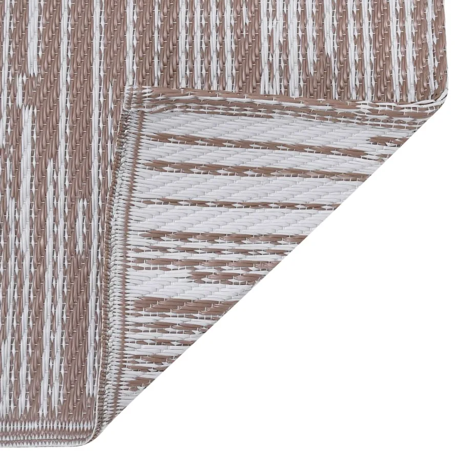 Tapis d'extérieur ARAKIL marron 120x180 cm PP - 6