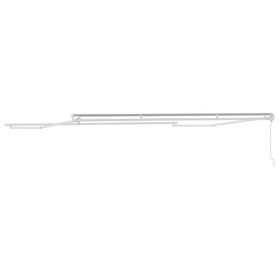 Cadre d'auvent Blanc 450 × 350 cm Aluminium - 6