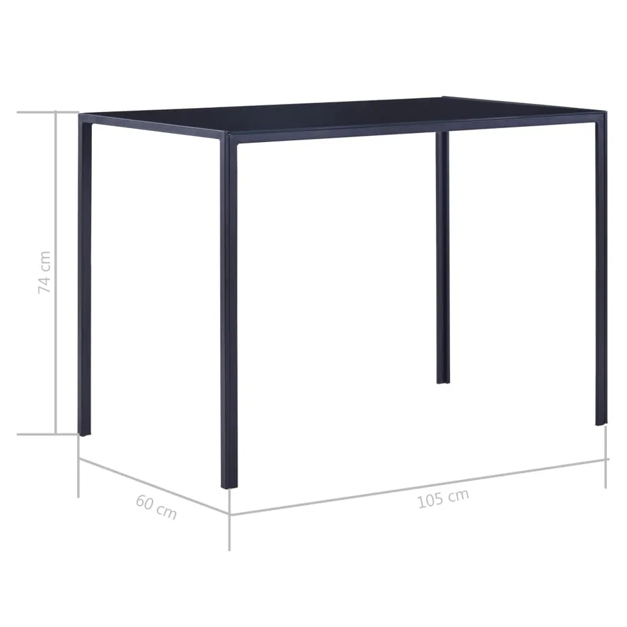 Ensemble de salle à manger 5 pcs Bleu - 13