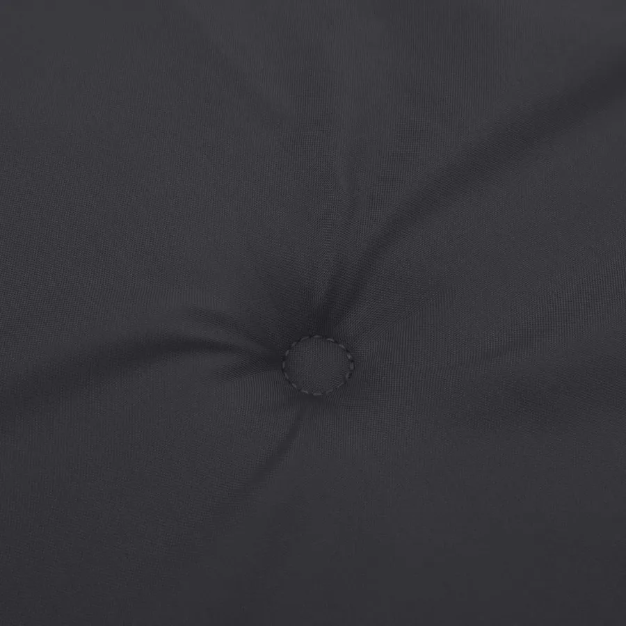 Coussins de chaise de jardin à dossier bas lot de 6 noir - 8