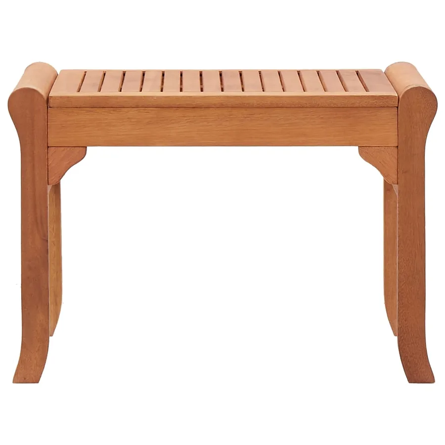 Banc de jardin 64 cm Bois d'eucalyptus solide - 2