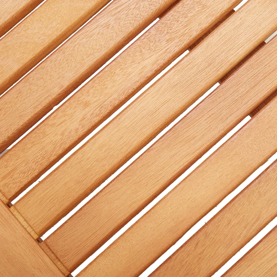 Banc de jardin 64 cm Bois d'eucalyptus solide - 5