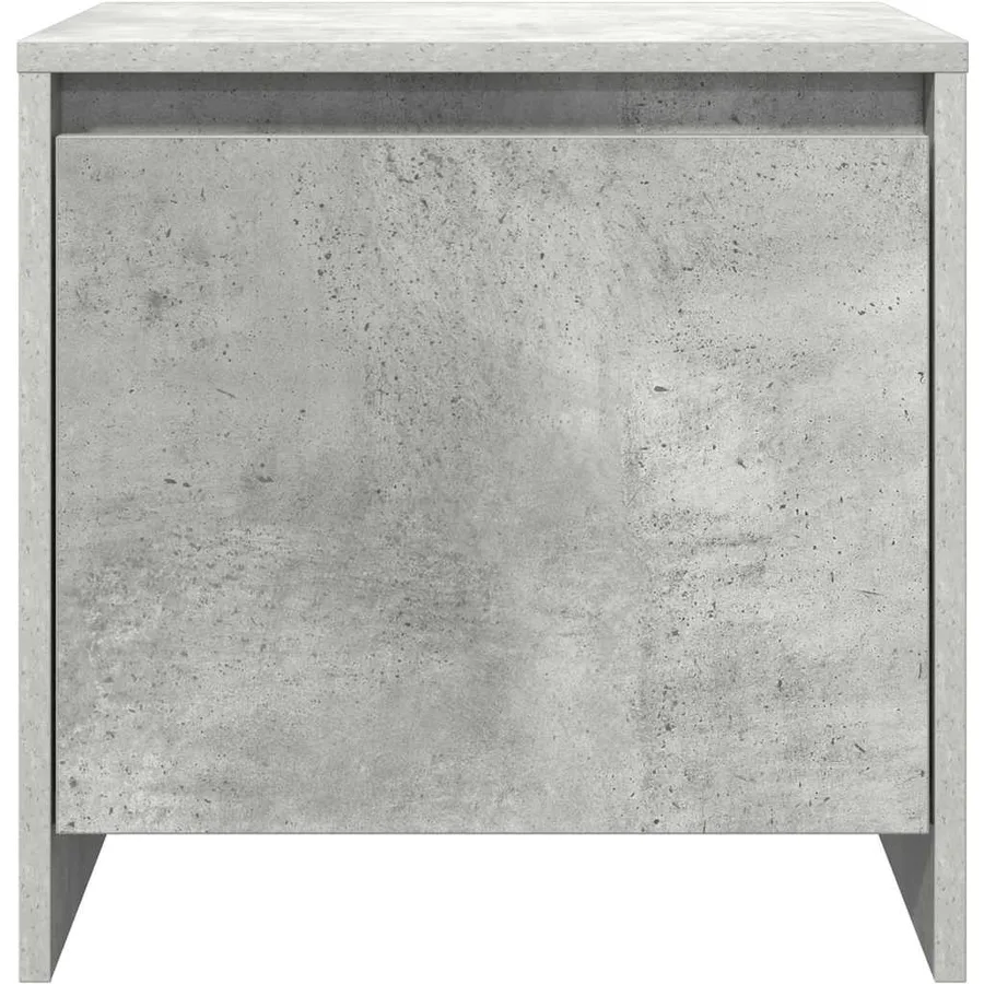 Tables de chevet 2pcs gris béton 45x34x44,5cm bois d’ingénierie - 7
