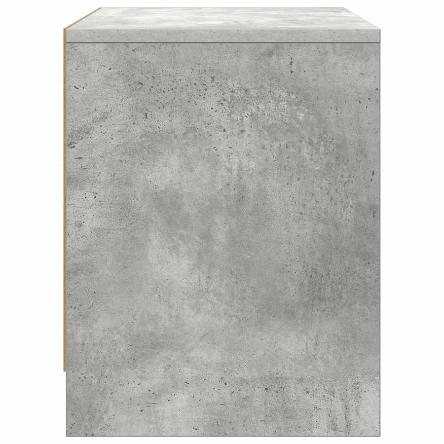 Tables de chevet 2pcs gris béton 45x34x44,5cm bois d’ingénierie - 8