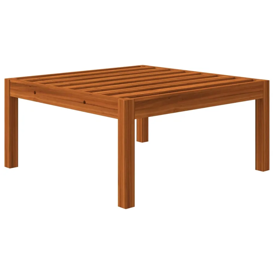 Salon de jardin 9 pièces avec coussins, bois d'acacia crème et corde - 13