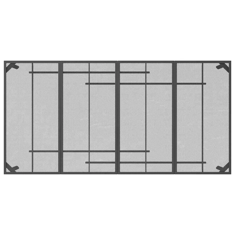 Table de jardin anthracite 200x100x72 cm Treillis d'acier - 5
