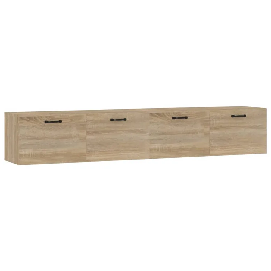 Armoires murales 2 pcs Chêne sonoma 100x36,5x35 cm - 2