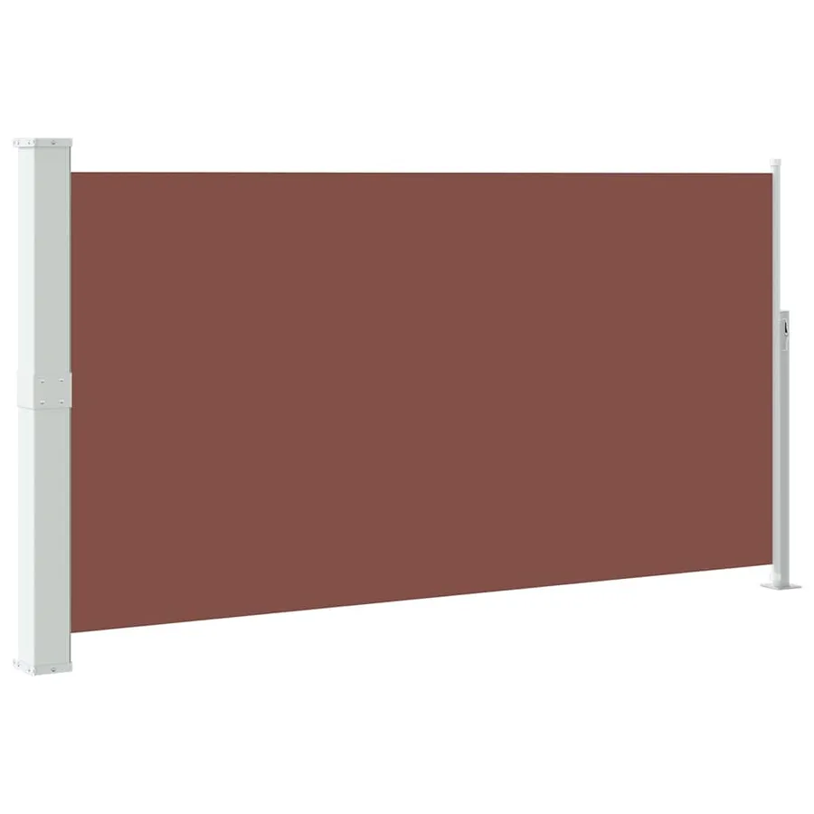 Auvent latéral rétractable de patio 170x300 cm Marron - 2