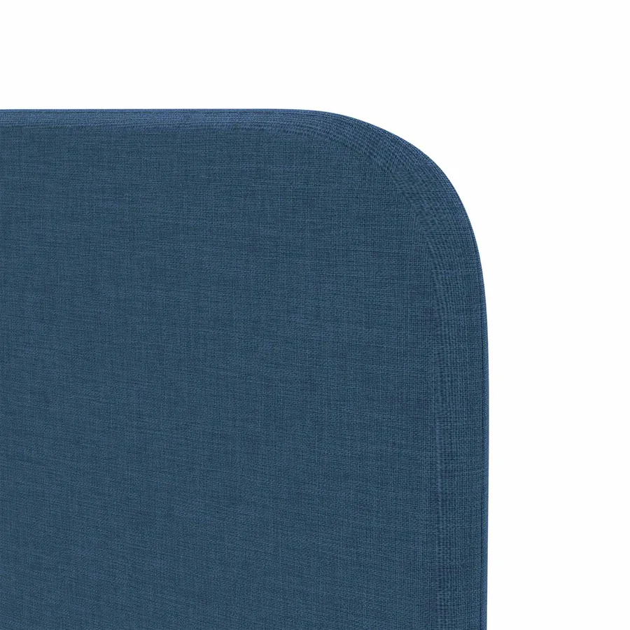 Oreille de tête de lit Bleu 80 x 16 x 4 cm tissu - 9