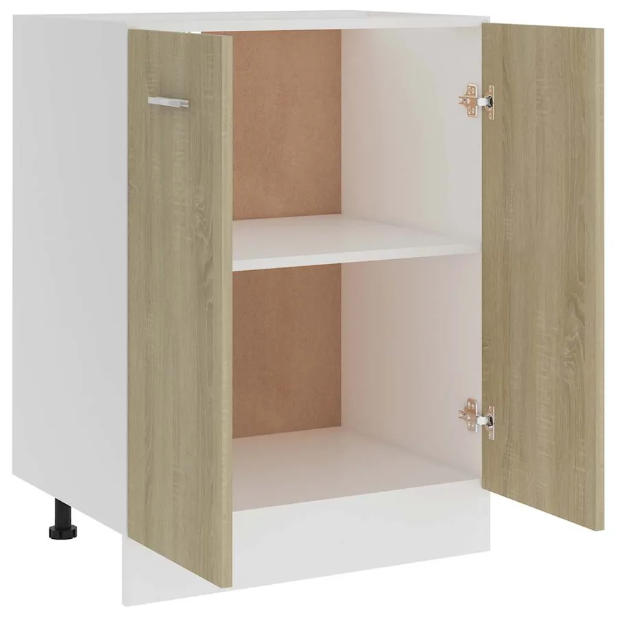 Meuble bas "Lyon" Chêne Sonoma 60 x 46 x 81,5 cm Bois d'ingénierie - 5